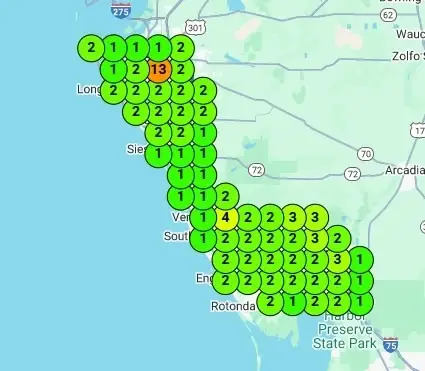 rank in maps