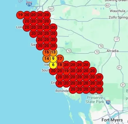 rank in maps