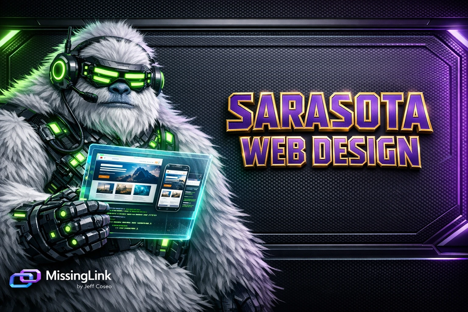 Sarasota Web Design - MissingLink Cyber Yeti