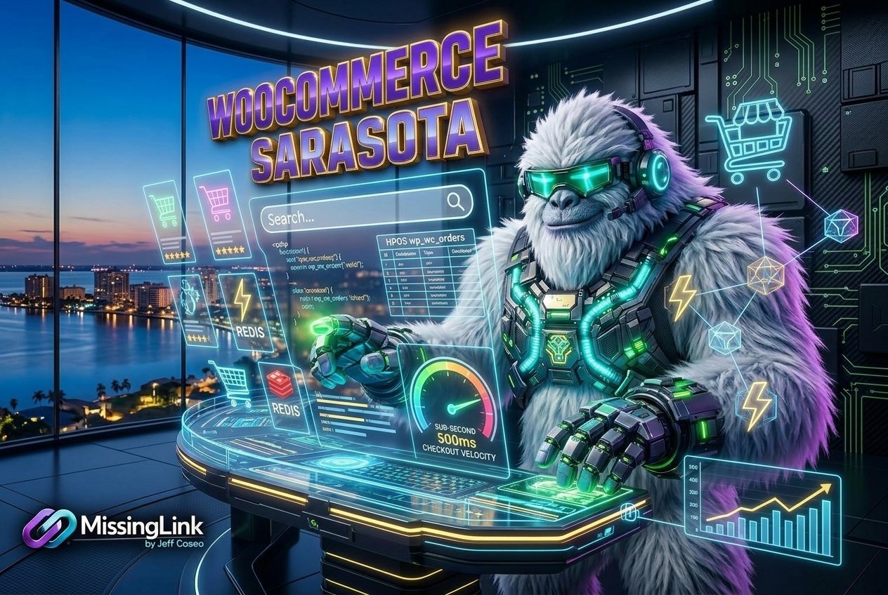 WooCommerce Development Sarasota - MissingLink Cyber Yeti High Performance Store Engineering
